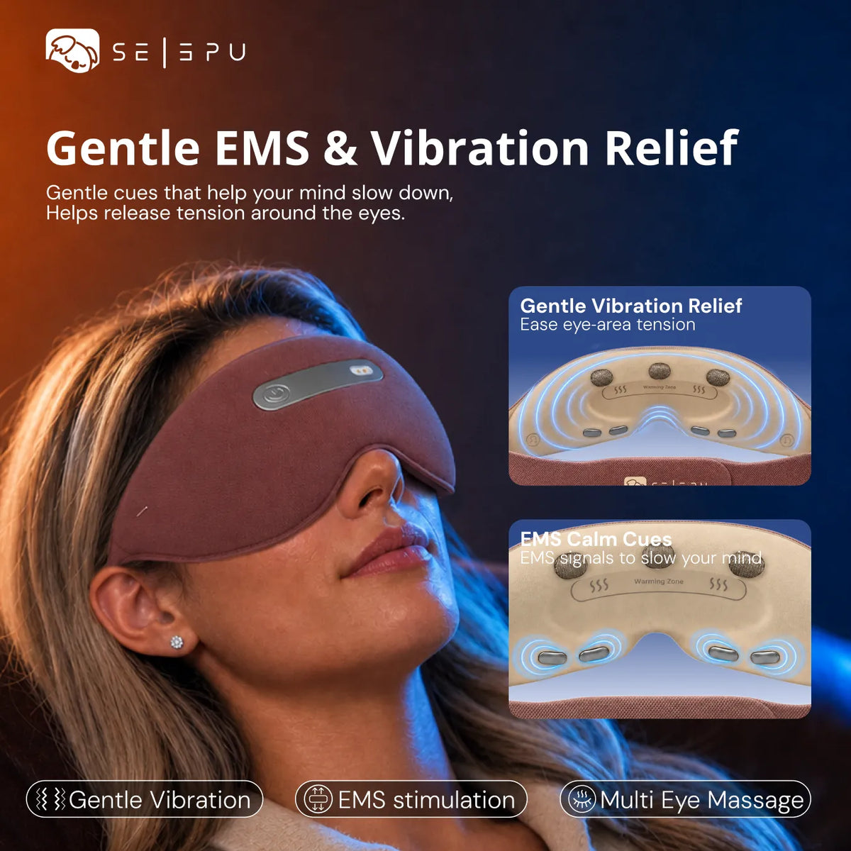 Selepu KI-gestützte Neuro Schlafmaske